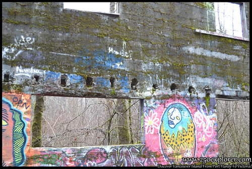 wood mill abandoned vancouver underground graffiti saw headquarters vancouverisland courtenay sawmill merville farnham farnhamroad tsolumriver 250explorer