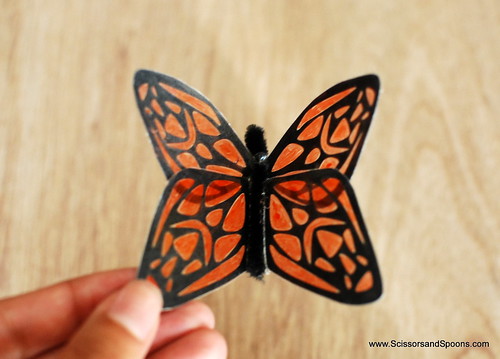 DIY paper & Tape Butterflies