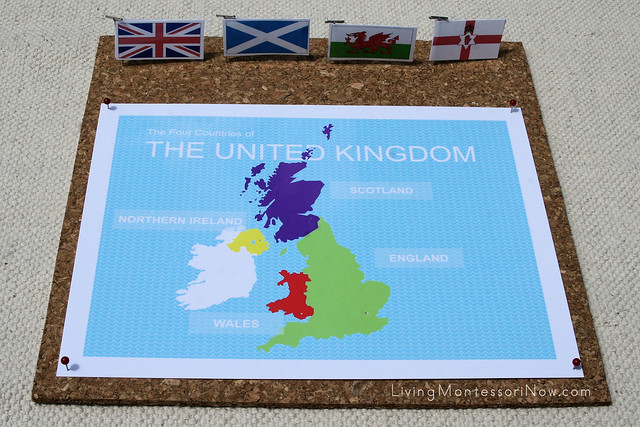 United Kingdom Pin Map