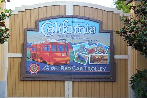 Red Car Trolley at Disney California Adventure