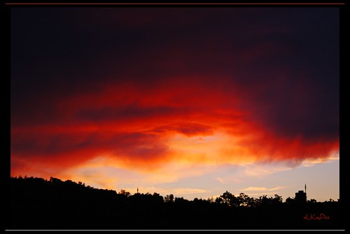 sunset red sky cloud rot clouds sonnenuntergang sundown pentax himmel wolken promise k7 versprechen elkaypics