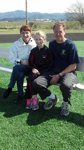 familiy photo at a recent track meet.