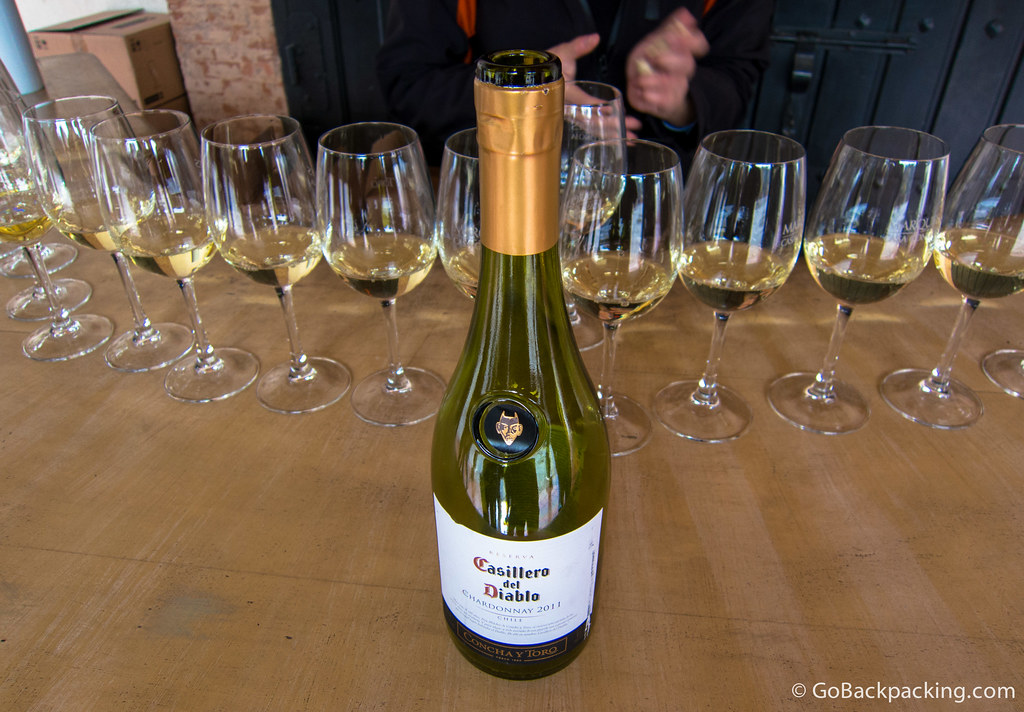 Tasting a 2011 Chardonnay by Casillero del Diablo