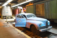 A Packard on rails