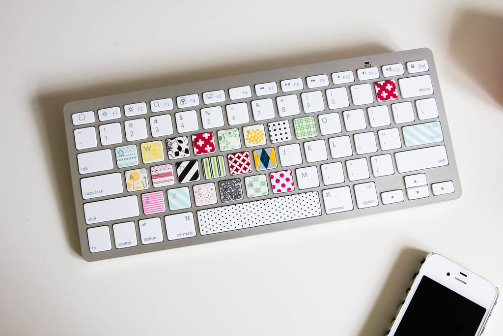 Washi Tape Keyboard
