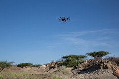 Autodesk Octo-Copter on East Lake Turkana Fossil Exposures