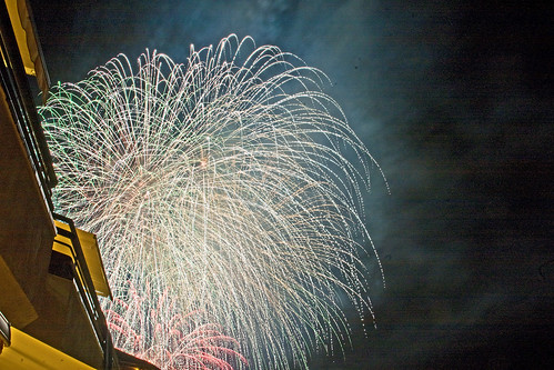 firework tenerife fesival losgigantes july2012 barcelodesantiago