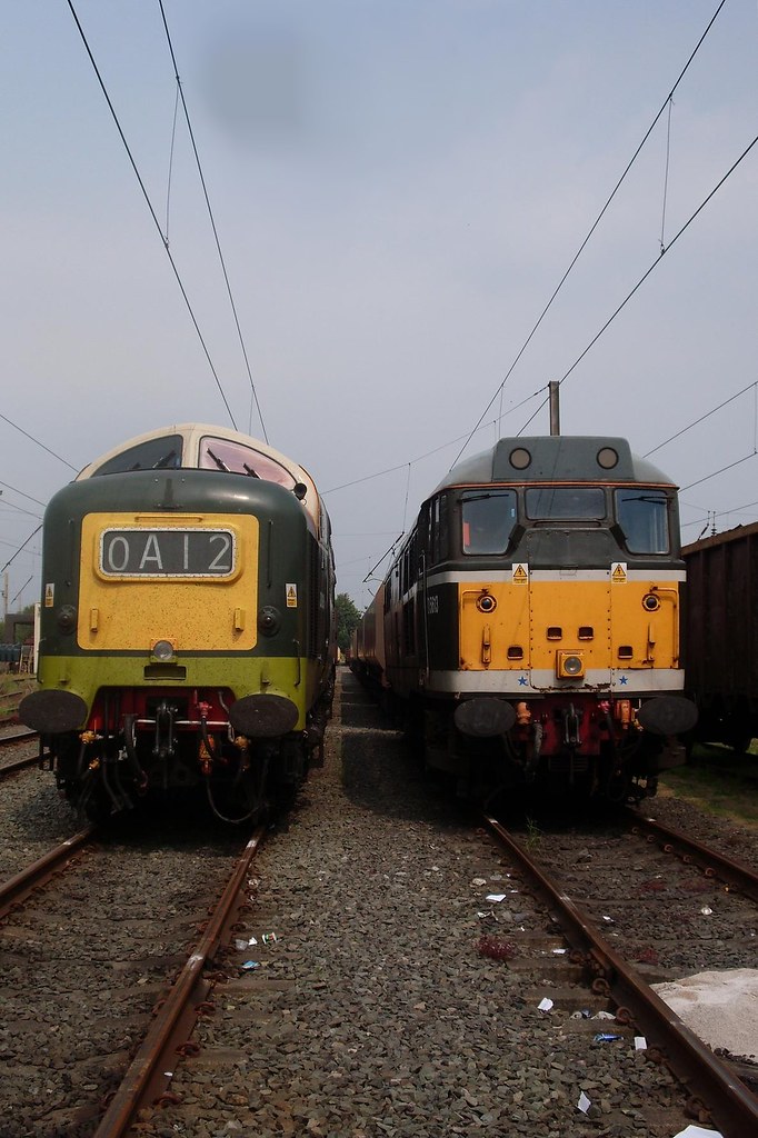 55009 & 31190, Warrington Arpley, 26th July 2012.