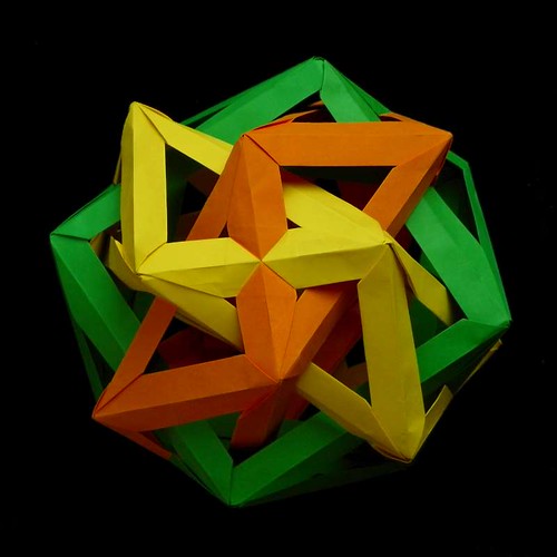 origami wireframe kwan polyhedra modularorigami danielkwan octahedralsymmetry polypolyhedra simplepaper