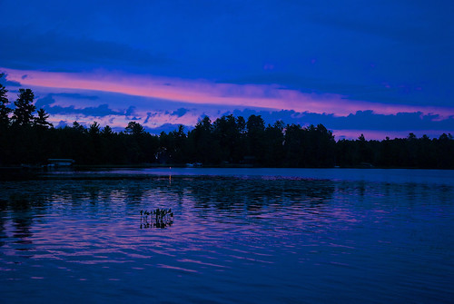 sunset lake wisconsin evening chain fourth rhinelander moens fourthlake