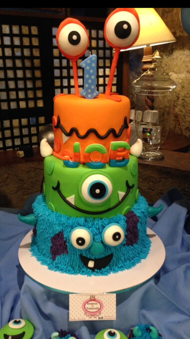 Monster Themed Cake by Jackie Revecho