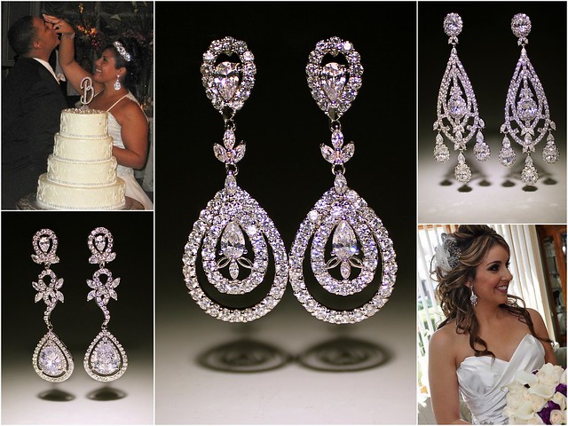 Gorgeous, Wear-Again Bridal Chandelier Earrings
