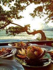Had a really amazing sunset dinner meal at Baan Rim Pa in Phuket.