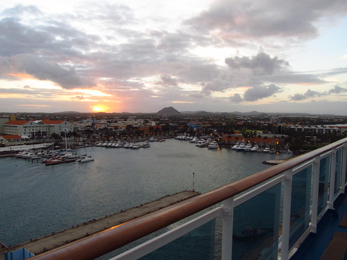 cruise sky clouds sunrise cruising aruba caribbean oranjestad coralprincess princesscruiselines