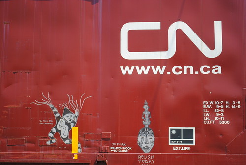 railroad chicago train graffiti fort wayne canadian national boxcar eastern cn415026