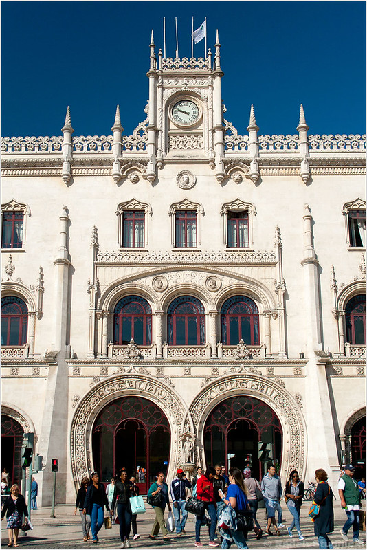 Stacja Rossio w Lizbonie