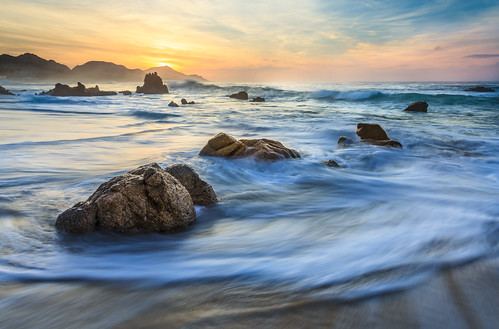 ocean california sunset sea beach rock mexico sand san waves pacific tide jose playa foam ripples baja pacifico corredor loscabos turistico mardecortez cabossanlucas silkywater cotez