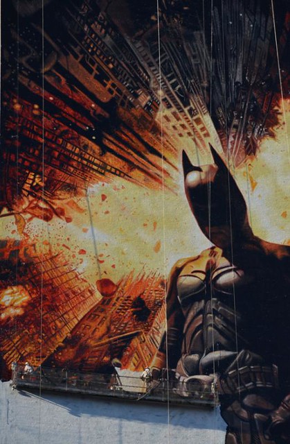 Incrível pintura de Batman: O Cavaleiro das Trevas Ressurge