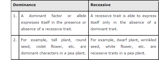 recessive definition