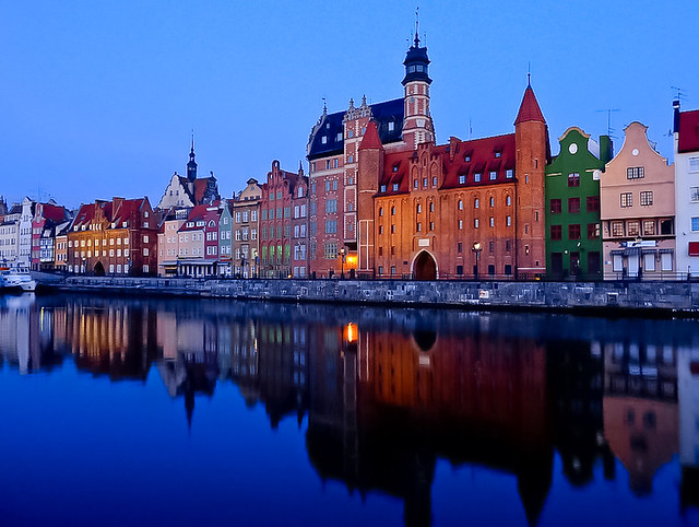 Early morning in Gdansk, Poland