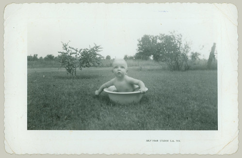 Child in a tub