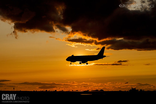 sunset sky orange cloud sun silhouette canon airplane flying jet backlit 50d commercialairplane airvehicle
