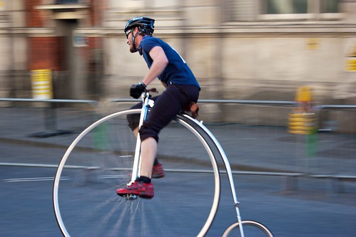 Smithfield Nocturne 2012 - Penny Farthing Racing