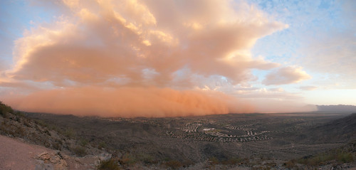 arizona storm phoenix weather june az dust duststorm 2012 ahwatukee southmountain june27 haboob