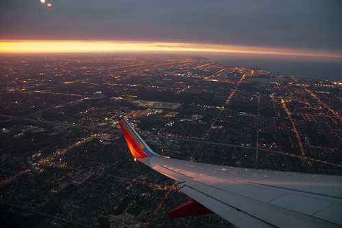 chicago airplane grid lights flying illinois unitedstates aerial il southholland