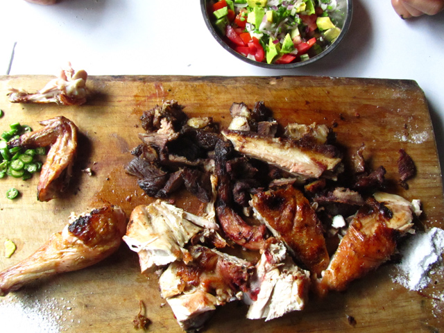Kenyan roasted meat, a meat lover's dream.