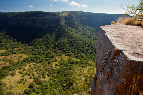 africa cliff mountains rock landscape southafrica climb hiking hike chain ledge gorge durban kloof kloofgorge
