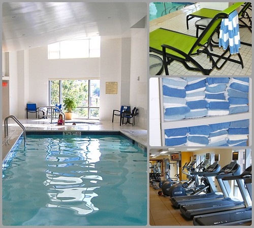 Embassy Suites pool collage