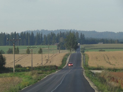 slovakia poland border road hills countryside nowhere wires fields holiday summer orava orawa rememberthatmomentlevel1