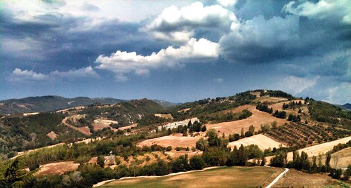 panorama landscape montone umbria sanfrancesco