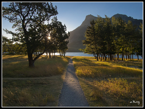 park lake canada sunrise path upper national alberta waterton ake sking5000