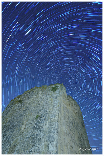 circumpolar nocturna utrera sevilla andalucia torre del aguila tower noche night startrails stars estrellas