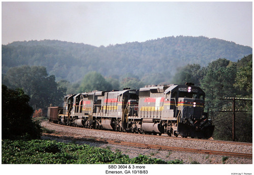 railroad train diesel railway trains locomotive trainengine sbd emd sd402 seaboard sd40 seaboardsystem sixaxle
