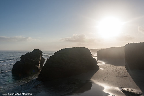 sea españa costa beach sunrise coast mar playa galicia amanecer lugo catedrales ascatedrais barreiros