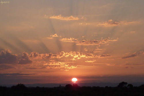 sunset sun france clouds landscape lumix languedoc herault serignan wipeoutdave djs2012