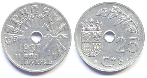 25 céntimos 1937