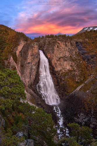 autumn sunset sky fall nature norway pine clouds forest canon river landscape norge waterfall dusk sunndal åmotan