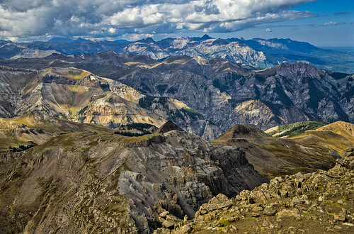 mountain landscape colorado sanjuan matterhorn fourteener 14er peaks range hdr uncompahgre wetterhorn