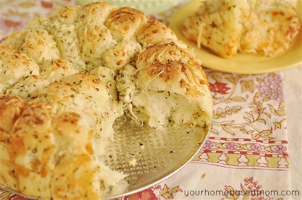 Cheesy Garlic Bread with frozen bread dough
