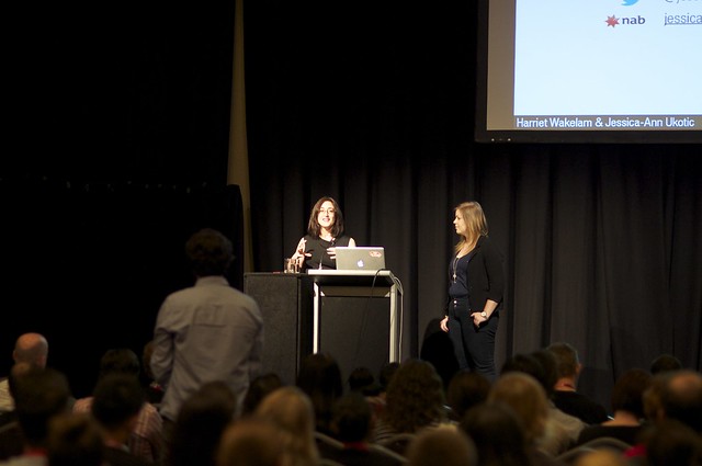 Harriet Wakelam and Jessica Ukotic - UX Australia 2012, Day 2 _DSC0548