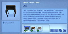 Faithful End Table