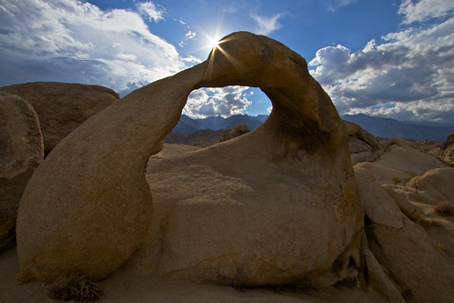 california nature rock landscape photography desert beam formation whitney sunburst sierranevada lonepine easternsierra alabamahills whitneyportalroad mobiusarch ernogy