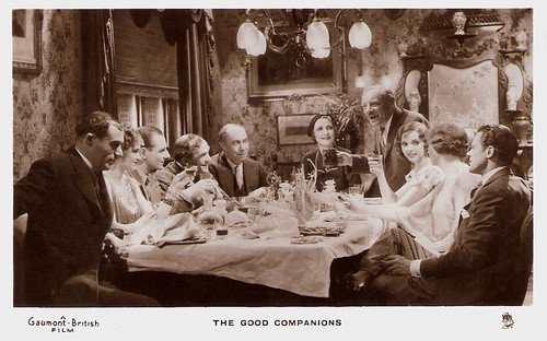A.W. Baskcomb, John Gielgud, Jessie Matthews, The Good Companions