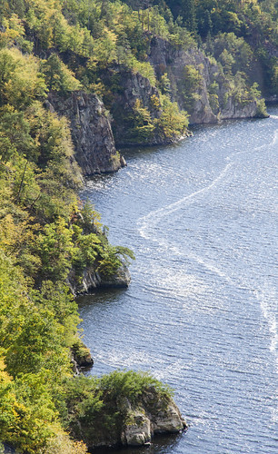 autumn lake coast orlík přehrada podzimní pobřeží orlická