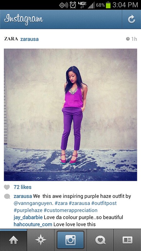ZARA Instagram: Purple Haze Outfit | ADVNT