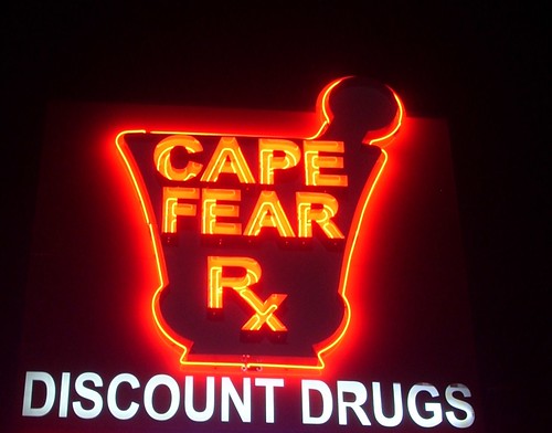 northcarolina pharmacy fayetteville rx mortarandpestle cumberlandcounty ramseystreet neonsing usroute401 capefeardiscountdrugs